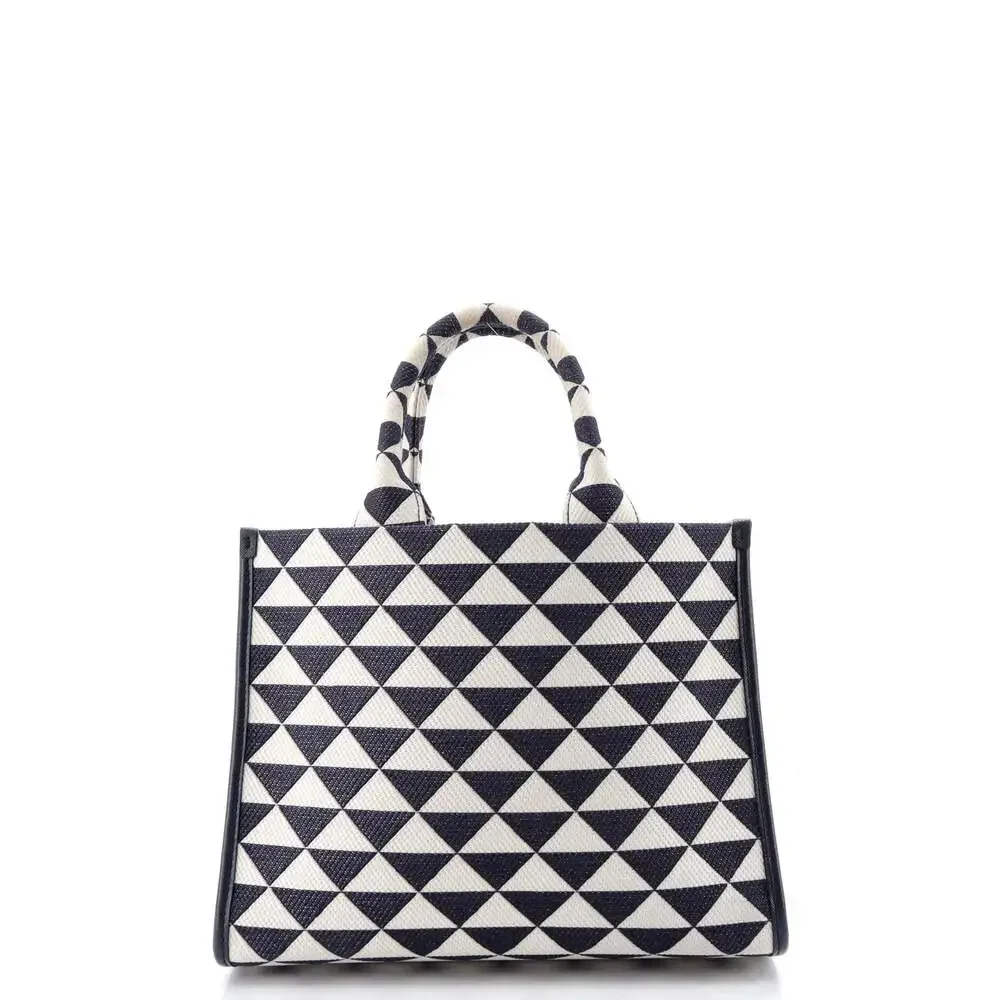 Prada Symbole Shopper Tote Jacquard #243375P18B - Picture 3 of 7